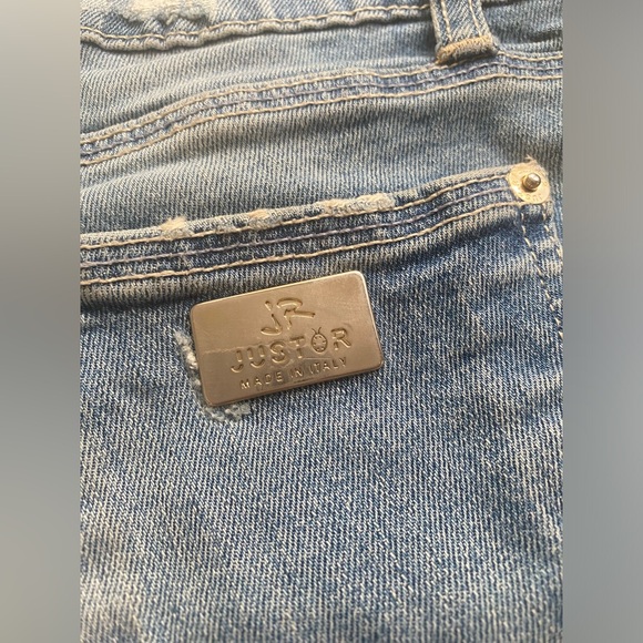 JUSTOR made in Italy jeans shorts size S - Picture 4 of 4